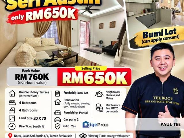 House for sale in Tebrau, Johor Bahru