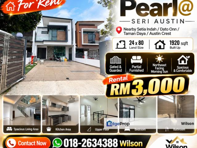 House for rent in Tebrau, Johor Bahru
