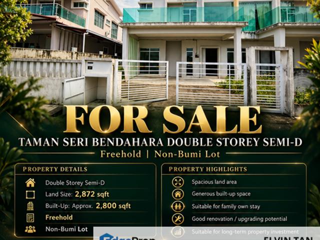 House for sale in Taman Seri Bendahara, Kuala Selangor