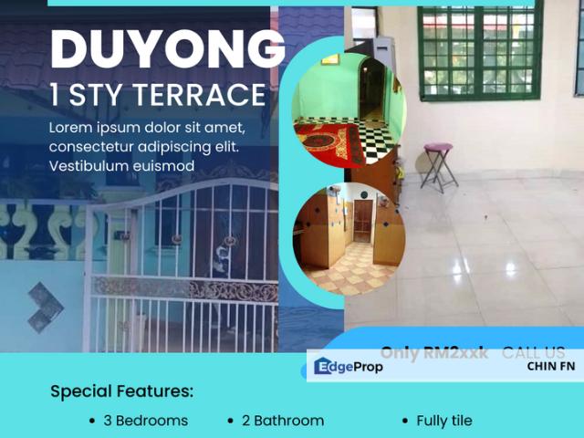 House for sale in Duyong, Malaka