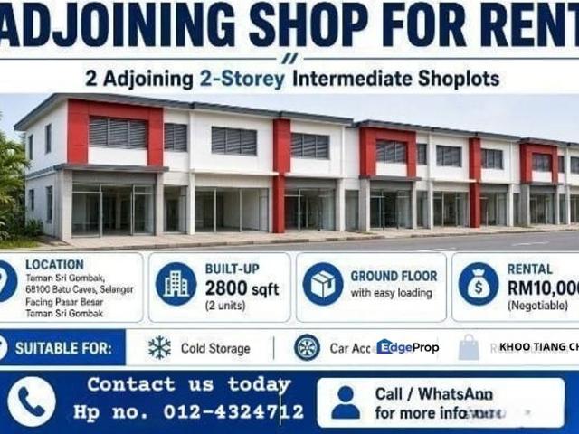 Shop for rent in Selayang, Selangor