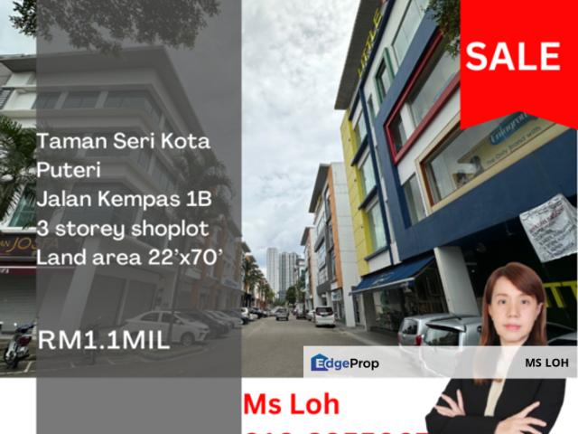 Shop for sale in Masai, Johor