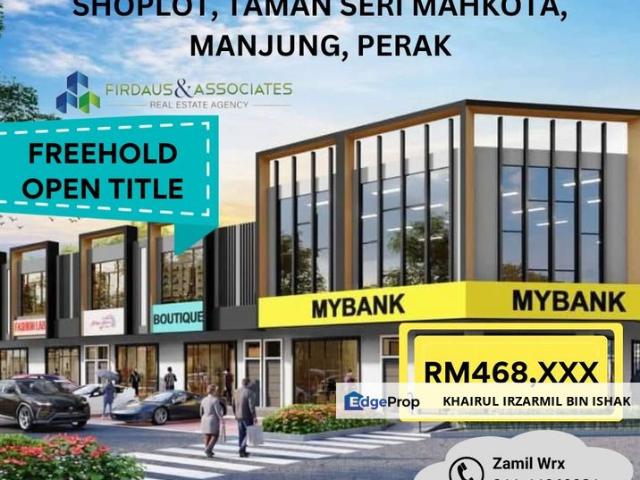 Shop for sale in Perak, Manjung