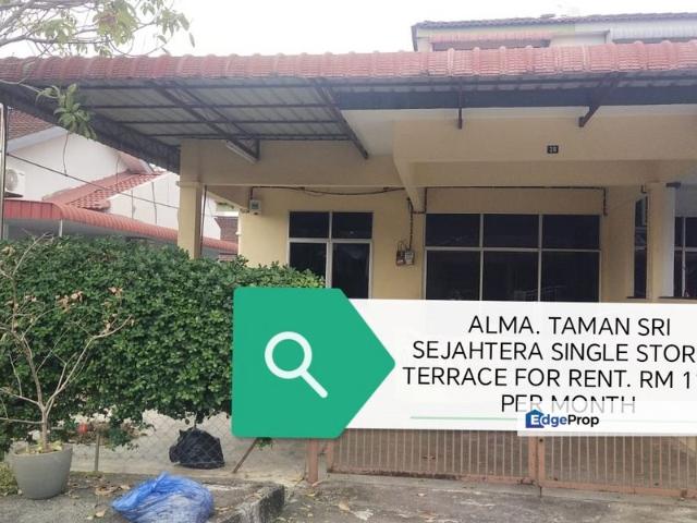 House for rent in Wellesley, Penang