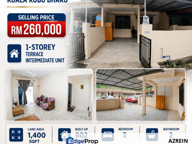 House for sale in Kuala Kubu Baru, Selangor
