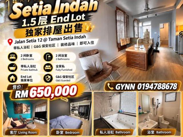 Terraced House for sale in Setia Indah, Johor Bahru