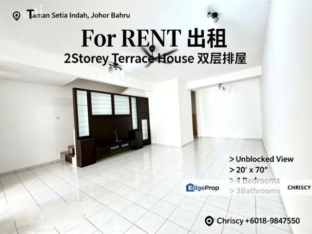House for rent in Setia Indah, Johor Bahru
