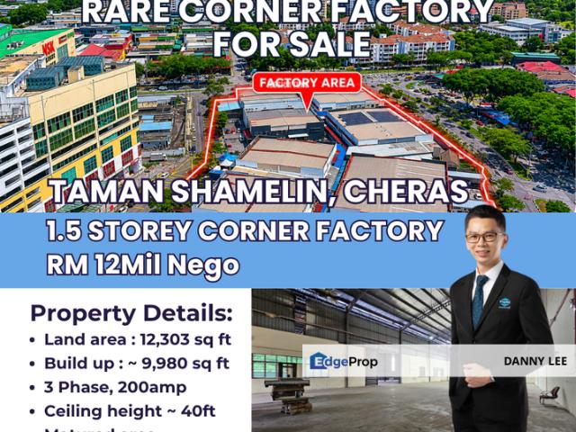 Warehouse for sale in Country Heights Damansara, Kuala Lumpur