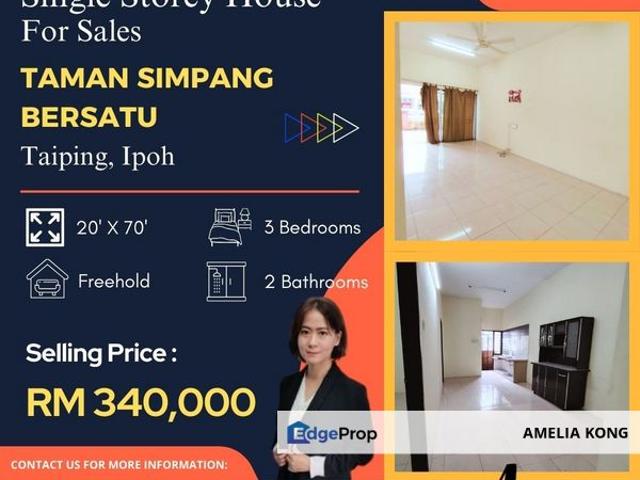 House for sale in Perak, Taiping