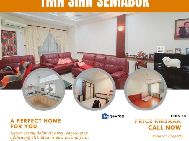 House for sale in Ujong Pasir, Malaka