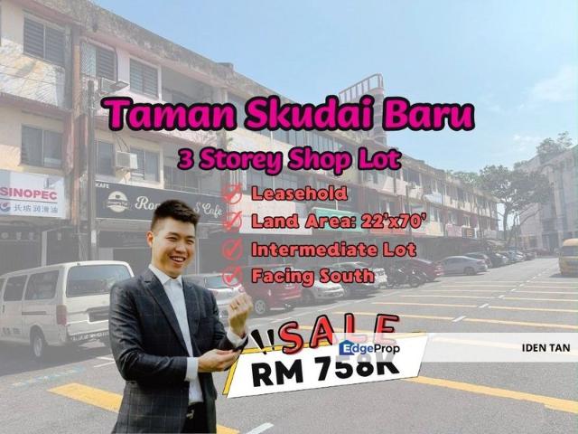 Shop for sale in Taman Skudai Baru, Iskandar Puteri