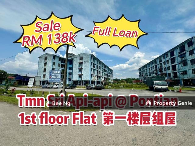 Flat for sale in Pontian, Johor