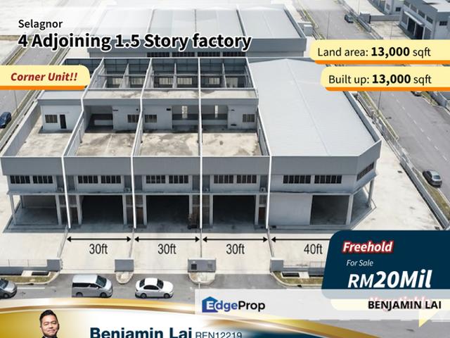 Warehouse for sale in Selayang, Selangor