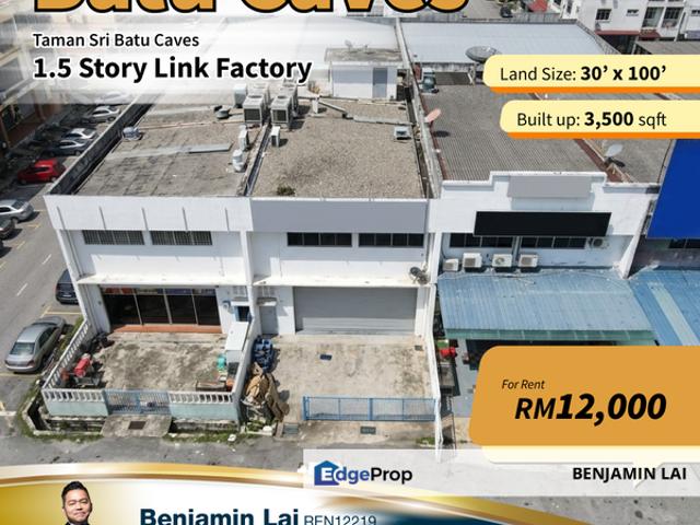 Warehouse for rent in Selayang, Selangor