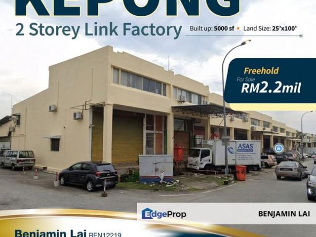 Warehouse for sale in Selayang, Selangor