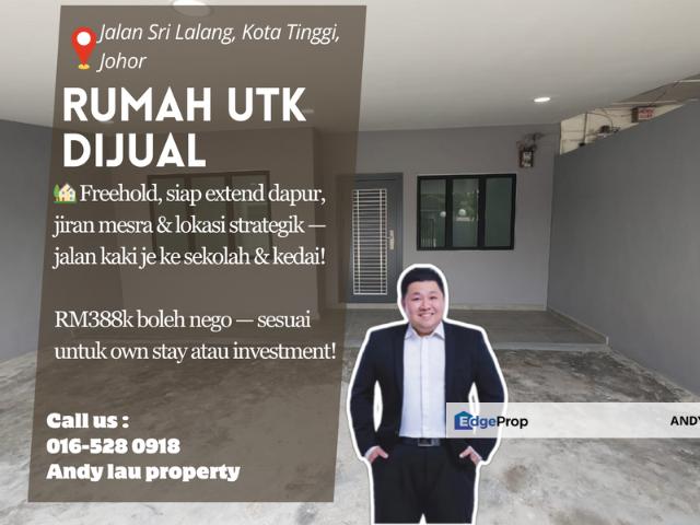 House for sale in Johor