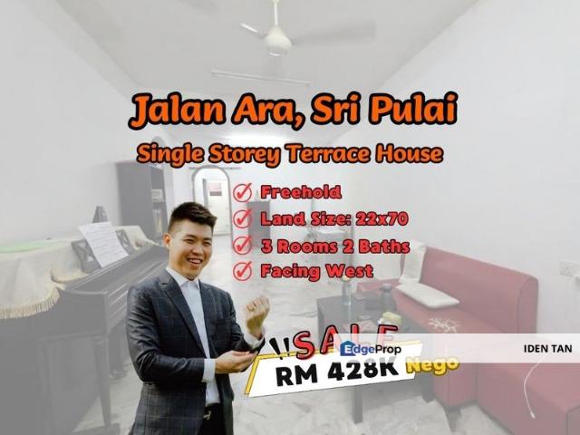 House for sale in Taman Sri Pulai, Iskandar Puteri