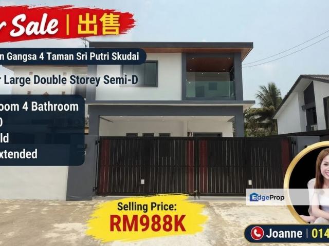 House for sale in Taman Sri Puteri, Iskandar Puteri