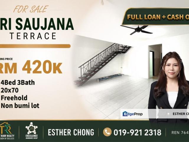 House for sale in Taman Sri Saujana, Kota Tinggi