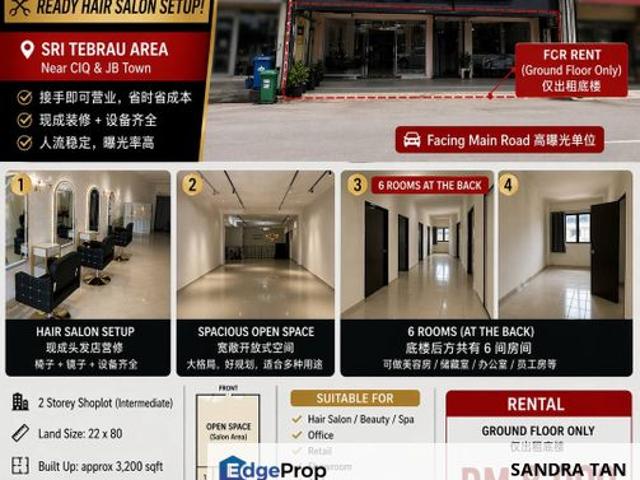 Shop for rent in Johore Bahru, Johor