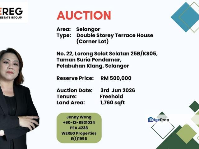 House for sale in Port Klang, Selangor