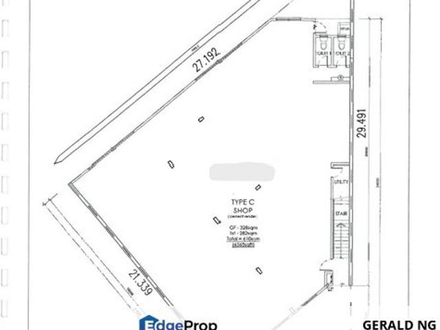 Shop for rent in Kajang, Langat