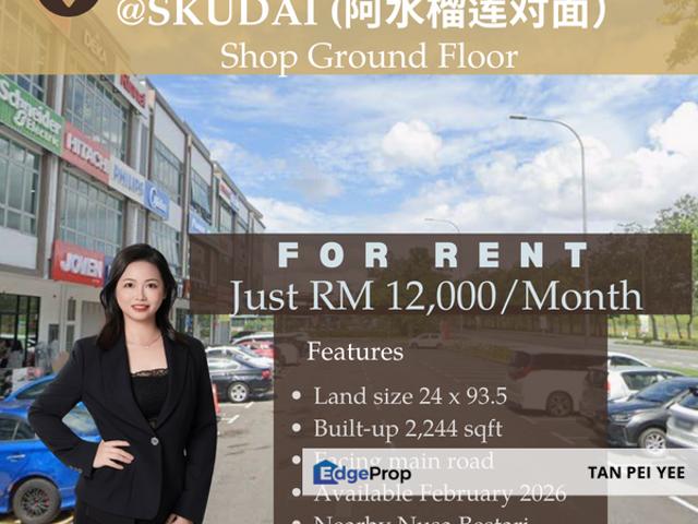 Shop for rent in Bukit Ledang, Johor