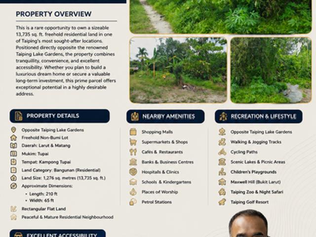 House for sale in Perak, Taiping