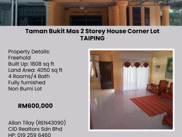 House for sale in Perak, Taiping
