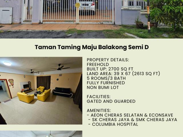 House for sale in Kajang, Langat