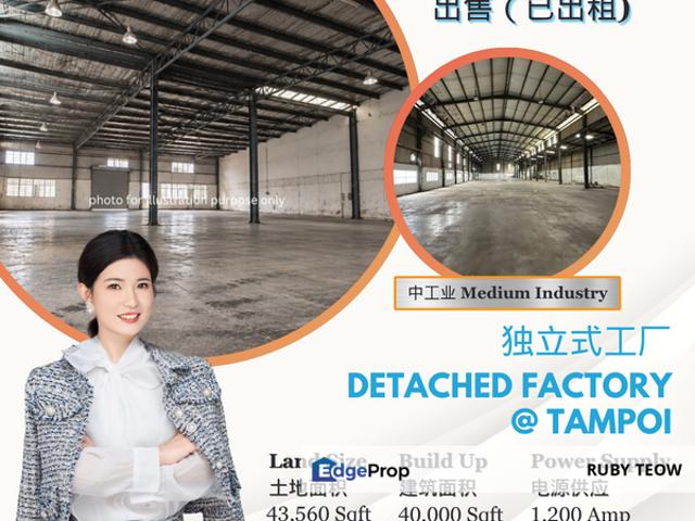 Warehouse for sale in Tampoi, Johor Bahru