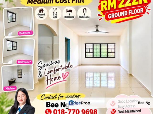 Flat for sale in Tampoi Utama 2, Johor Bahru