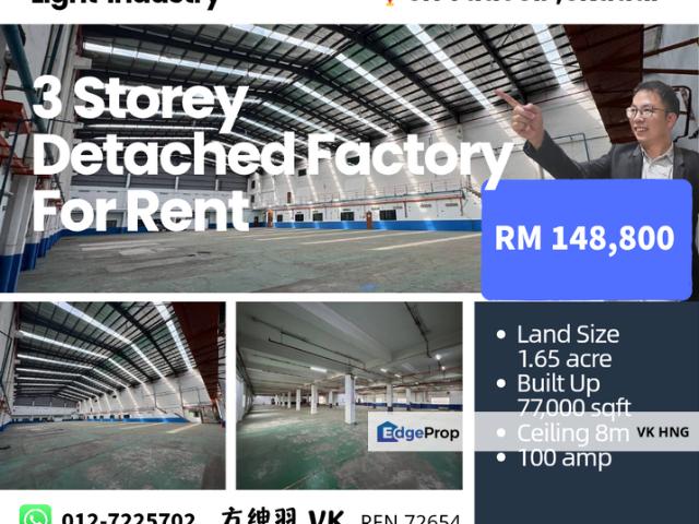 Warehouse for rent in Bukit Ledang, Johor