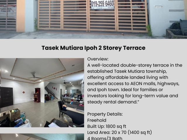 House for sale in Perak, Tanjong Ipoh