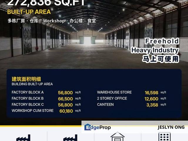 Warehouse for rent in Johor