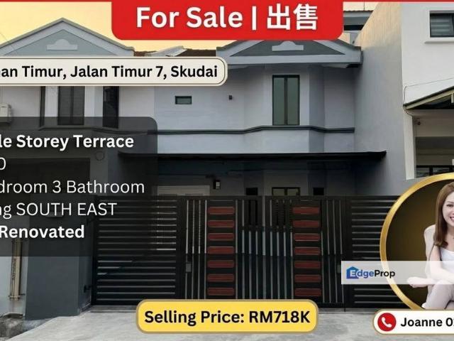 House for sale in Taman Timor, Iskandar Puteri