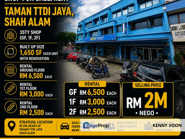 Shop for rent in Petaling, Alam Impian