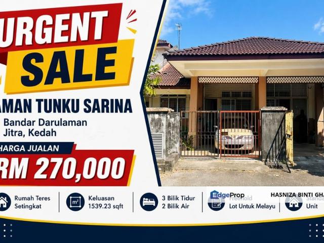 House for sale in Jitra, Kedah