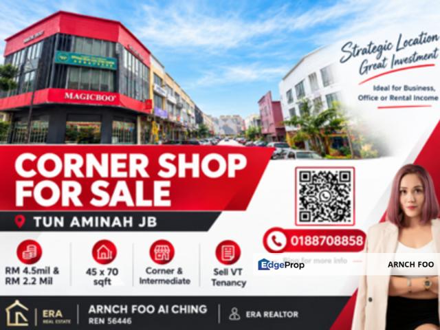 Shop for sale in Skudai, Iskandar Puteri