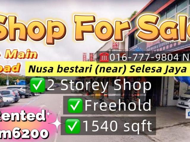 Shop for sale in Bukit Ledang, Johor