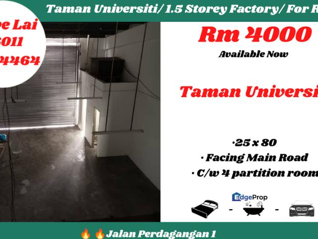 Warehouse for rent in Bukit Ledang, Johor