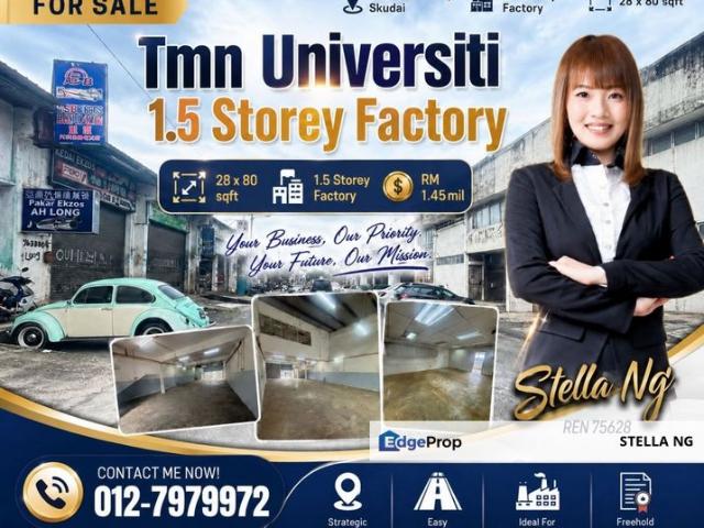 Warehouse for sale in Bukit Ledang, Johor