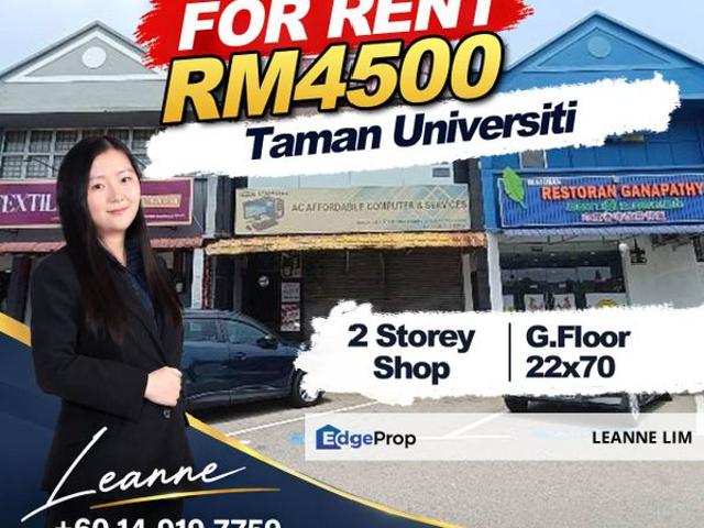 Shop for rent in Skudai, Iskandar Puteri