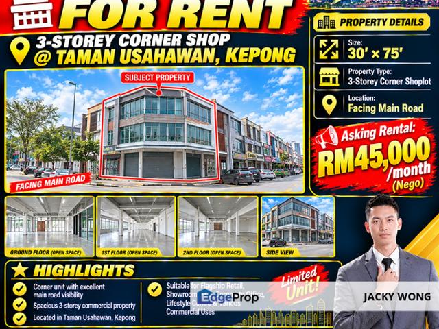 Shop for rent in Kepong