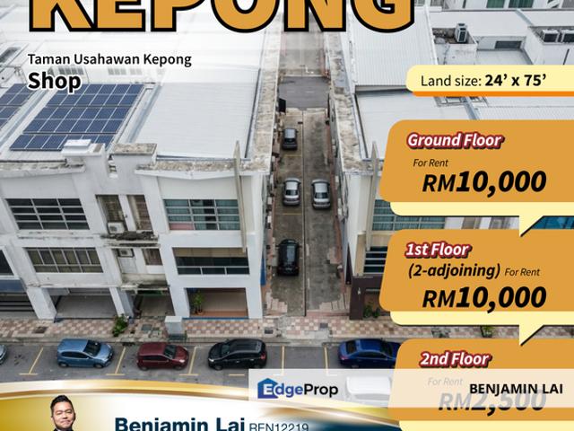 Shop for rent in Kepong, Kuala Lumpur