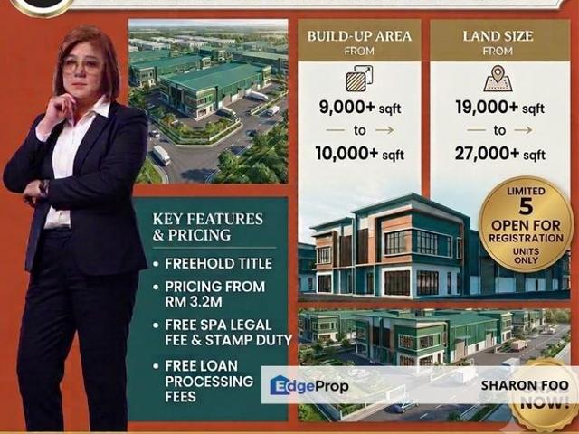 Warehouse for sale in Batu Pahat, Johor