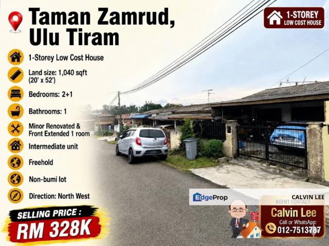 House for sale in Ulu Tiram, Johor