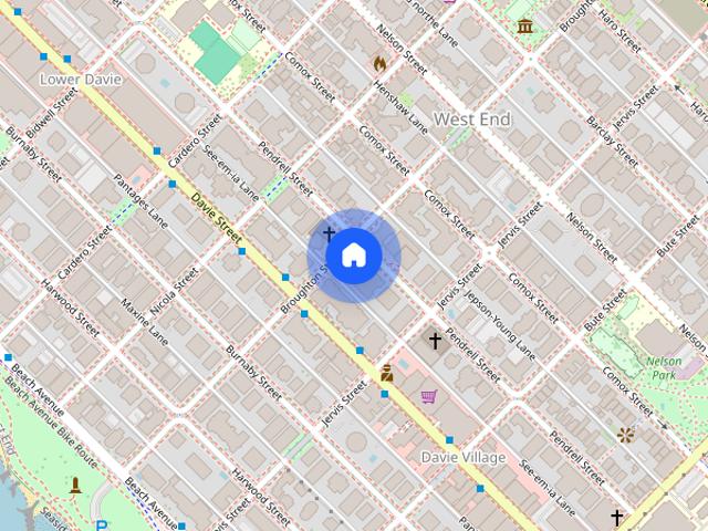 Apartment for rent in Davie Village, Vancouver
