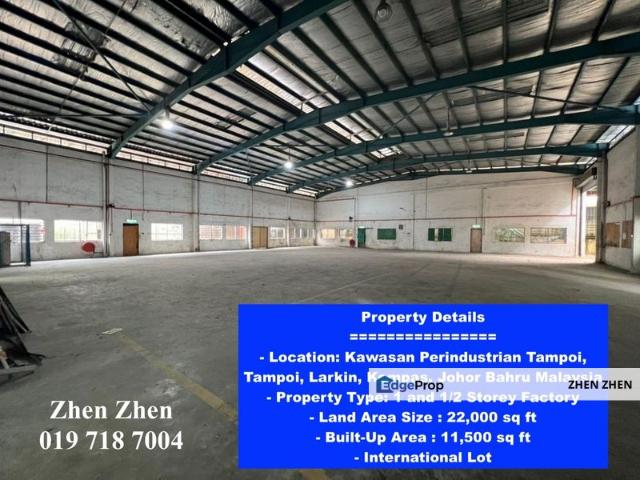 Warehouse for rent in Johore Bahru, Johor