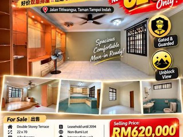 Terraced House for sale in Tampoi, Johor Bahru